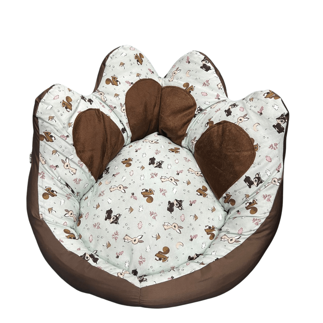 Cama formato pata para pets - O Chico Tem