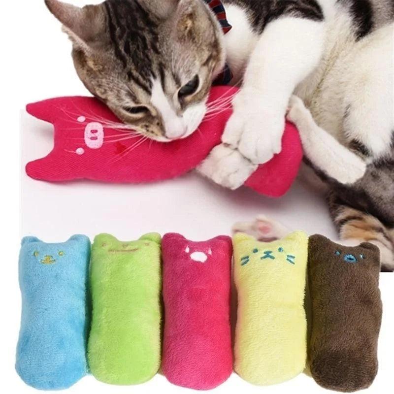 Brinquedo de pelucia CATNIP mastigável para gatos